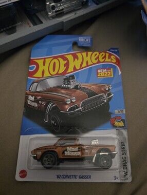Hot Wheels '62 Corvette Gasser - Mad Mouse (Brown/Black)